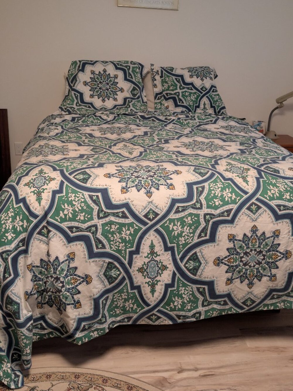 Pottery Barn Queen Duvet over & European Pillow Shams